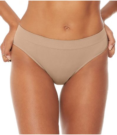 Calcinha Comfort Sem Costura Zee Rucci Bege