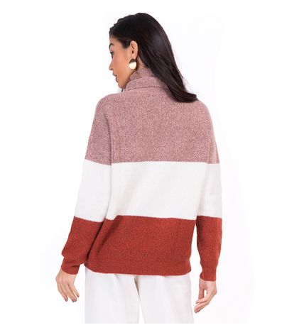 Sueter Feminino Gola Alta Endless Rosa