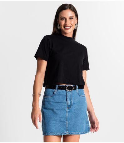 Camiseta Feminina Rovitex Preto