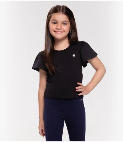 Blusa Infantil Feminina Trick Nick Preto