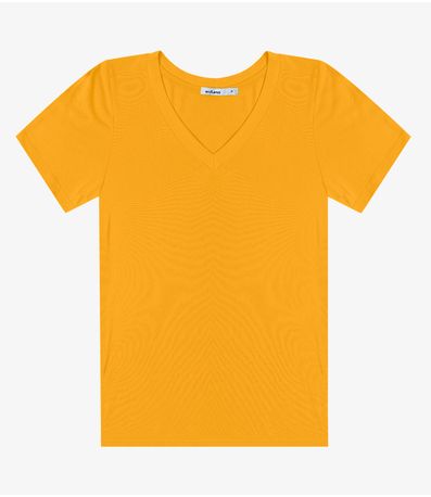 Blusa Feminina Decote V Endless Amarelo