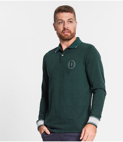 Blusão Masculino Em Moletinho Diametro Verde