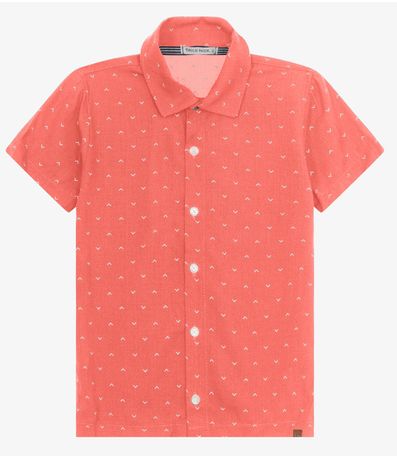 Camisa Infantil Masculina Trick Nick Rosa