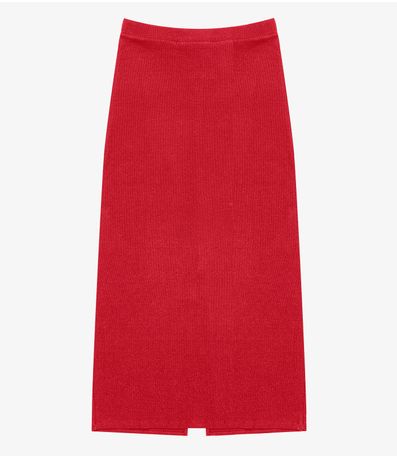 Saia Midi De Ribana Feminina Endless Vermelho