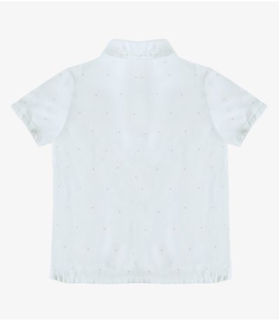 Camisa Infantil Masculina Gola Dupla Trick Nick Branco