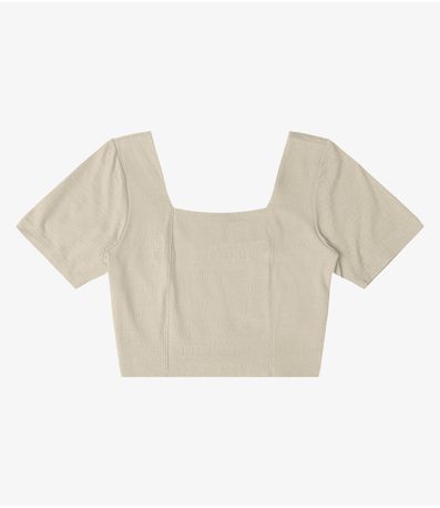 Blusa Viscose Feminina Minty Bege