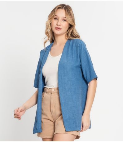 Kimono Feminino Dezali Azul