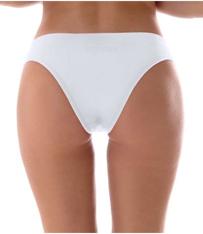 Calcinha Tanga Sem Costura Zee Rucci Branco