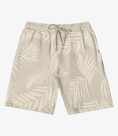 Bermuda Molecotton Masculina Minty Bege