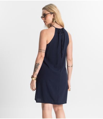 Vestido Feminino Tecido Viscose Select Azul