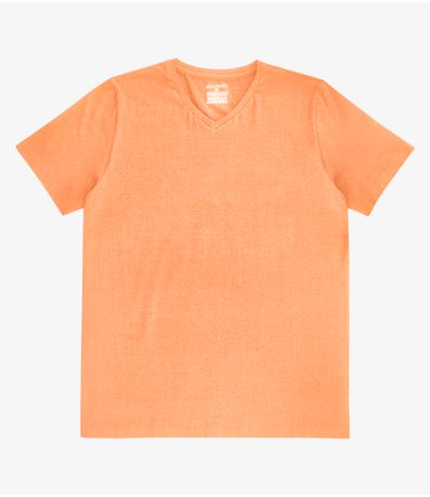 Camiseta Plus Size Masculina Diametro Laranja