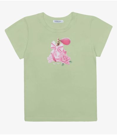 Blusa Infantil Feminina Cotton Trick Nick Verde