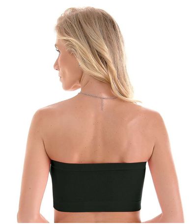 Top Faixa Bojo Removível Sem Costura Zee Rucci Preto
