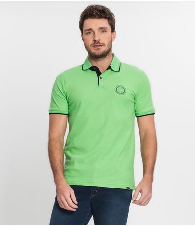 Polo Masculina Regular Select Verde