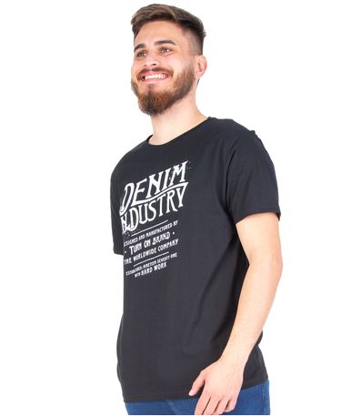 Camiseta Masculina Estampada Select Preto