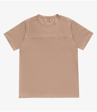 Camiseta Básica Masculina Diametro Marrom