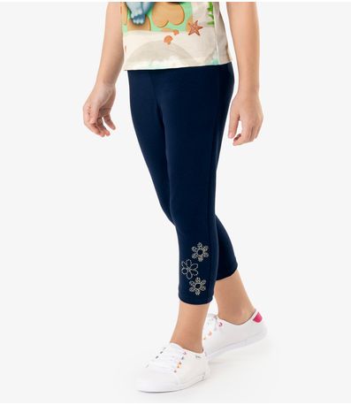 Legging Capri Rovi Kids Azul