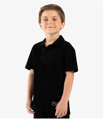 Polo Infantil Masculino Malhão Fruit Rovi Kids Preto