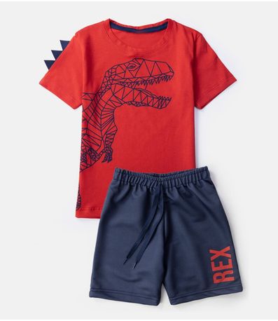 Conjunto Infantil Menino Interativo Select Vermelho