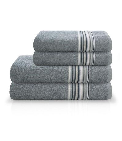Toalha De Rosto Vegas Camesa Cinza
