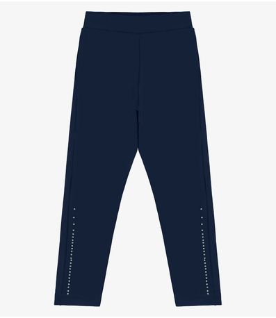Legging Infantil Em Molecotton Rovi Kids Azul