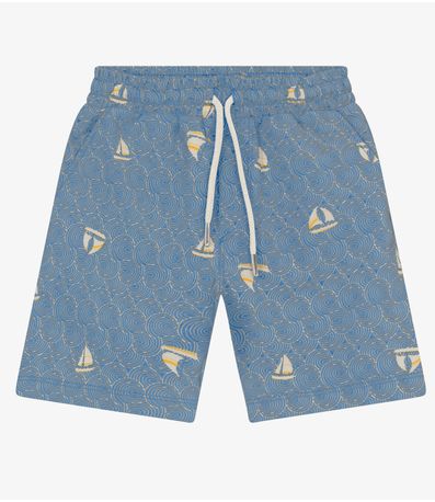 Bermuda Infantil Menino Trick Nick Azul