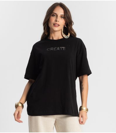 Camiseta Feminina Endless Preto
