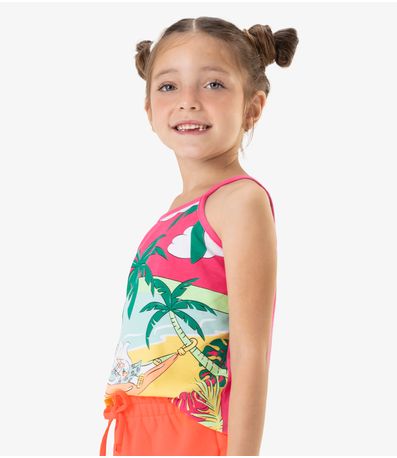 Regata Infantil Feminina Rovi Kids Rosa