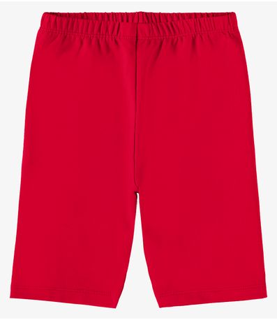 Bermuda Ciclista Infantil Feminina Rovi Kids Vermelho