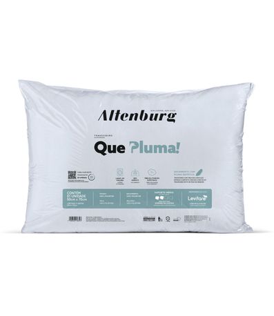 Travesseiro Toque De Plumas Altenburg Branco