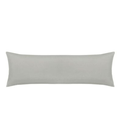Fronha Body Pillow Toque Acetinado Altenburg Cinza