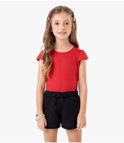 Blusa Infantil Viscotorcion Rovi Kids Vermelho