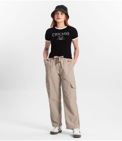 Calça Juvenil Feminina Minty Bege