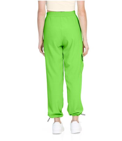 Calça Juvenil Feminina Em Crepe Light Minty Verde