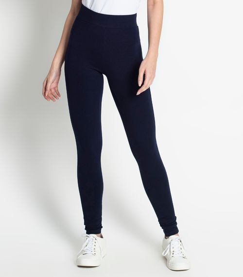 Legging Feminina Básica Cotton Rovitex Azul