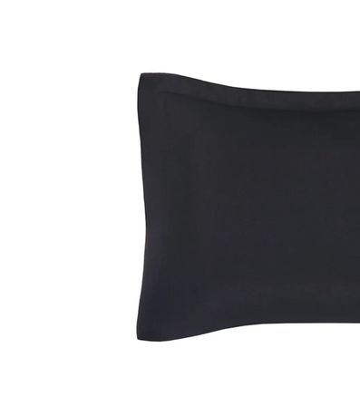 Fronha Toque Acetinado Com 3 Abas Altenburg Preto