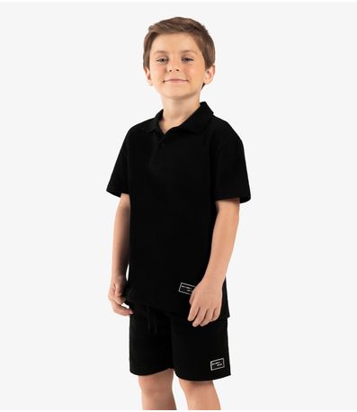 Bermuda Infantil Masculina Malhão Fruit Rovi Kids Preto