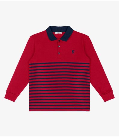 Polo Infantil Menino Trick Nick Vermelho