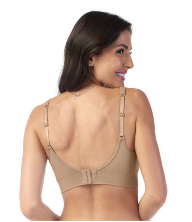 Sutiã Comfort Duplo Alças Largas Zee Rucci Bege