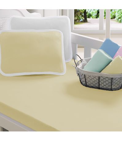 Lençol Baby Liso Avulso Vivaldi Amarelo