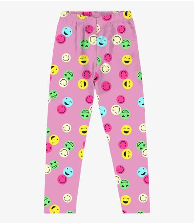 Legging Básica Infantil Rovi Kids Rosa