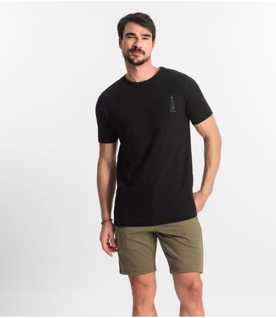 Bermuda Masculina Moletinho Piquet Diametro Verde