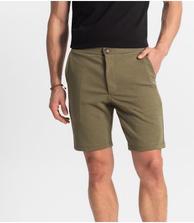 Bermuda Masculina Moletinho Piquet Diametro Verde