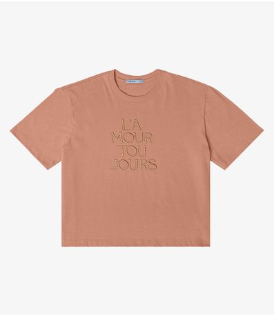 T - Shirt Feminina Endless Marrom