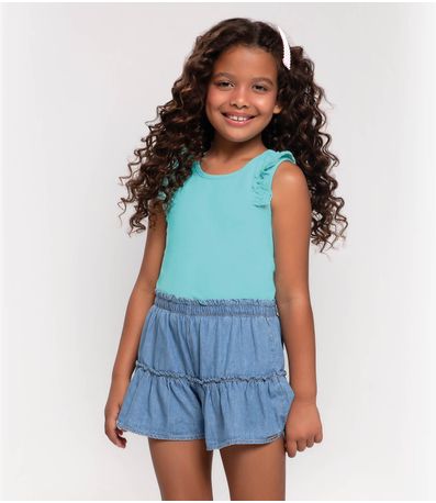 Regata Infantil Feminina Trick Nick Azul