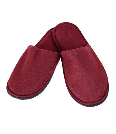 Pantufa Feminina Atoalhada Bene Casa Vermelho