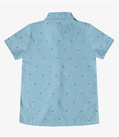 Camisa Infantil Menino Gola Dupla Trick Nick Azul