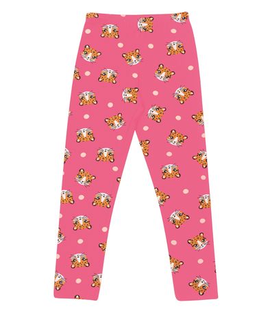 Legging Infantil Estampada Molecotton Rovitex Kids Rosa
