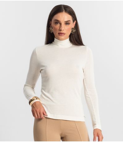 Blusa Feminina Manga Longa Endless Bege