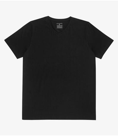 Camiseta Plus Size Masculina Diametro Preto